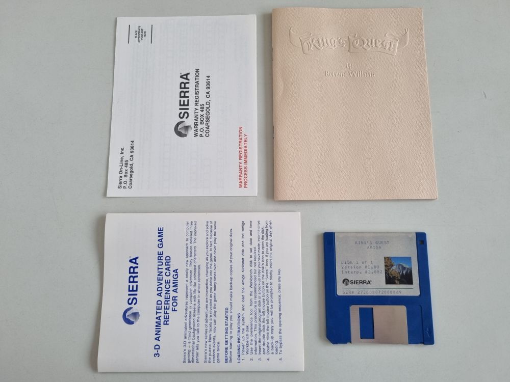 (Bild für) Amiga King's Quest - zum Schließen ins Bild klicken