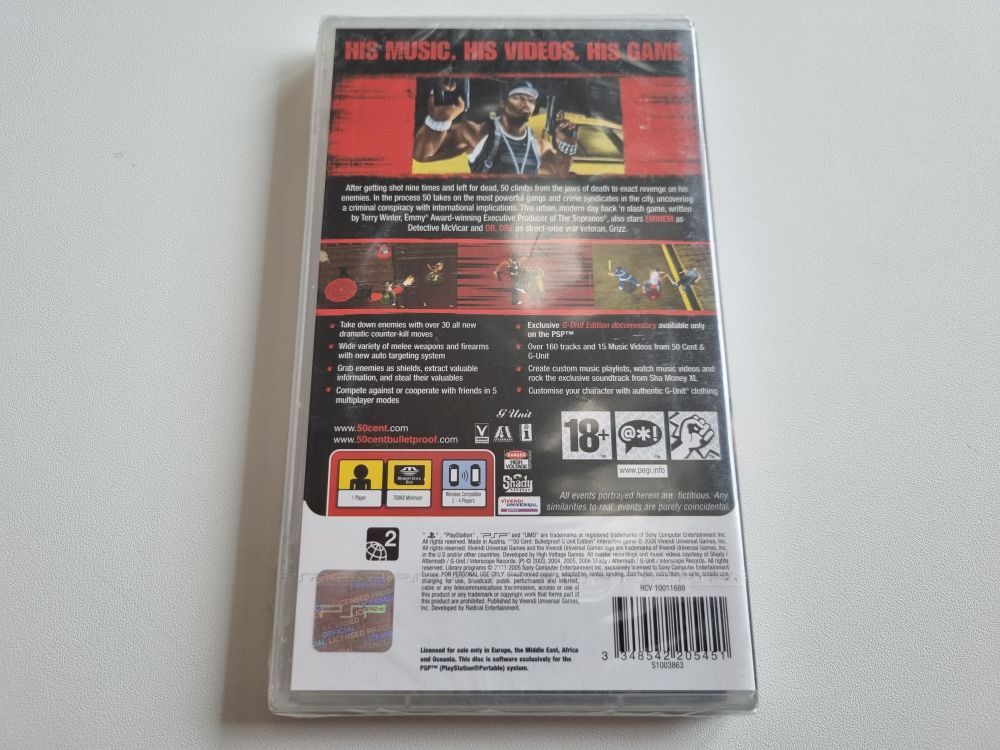 PSP 50 Cent Bulletproof - G Unit Edition [67512] - €49.99 
