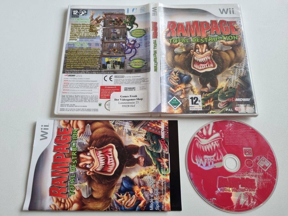(Bild für) Wii Rampage - Total Destruction EUU - zum Schließen ins Bild klicken