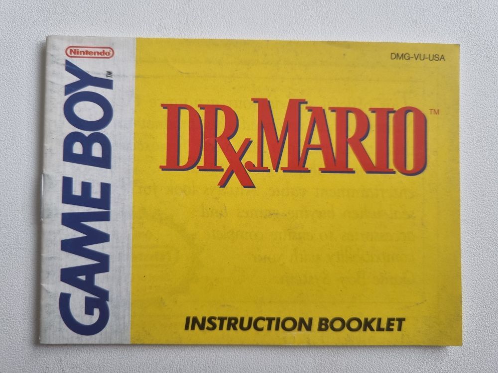 (Bild für) GB Dr. Mario USA Anleitung - zum Schließen ins Bild klicken