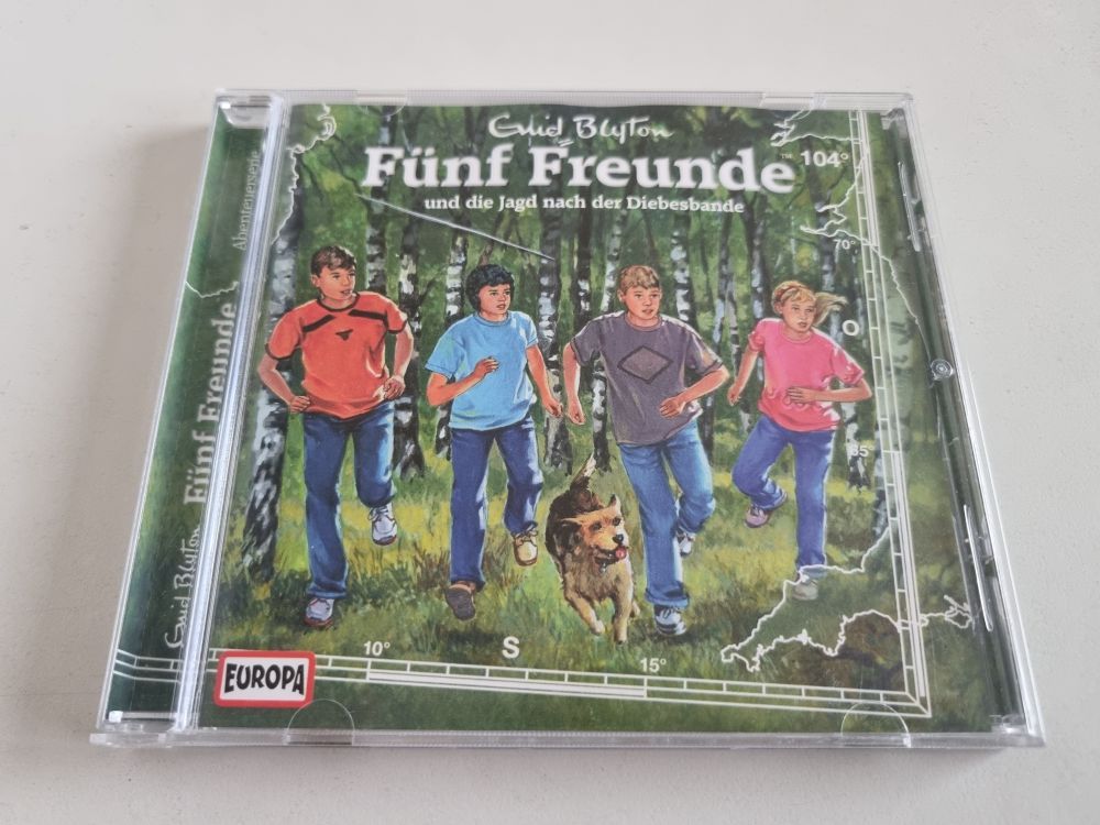 (Bild für) CD Fünf Freunde - 104 und die Jagd nach der Diebesbande - zum Schließen ins Bild klicken