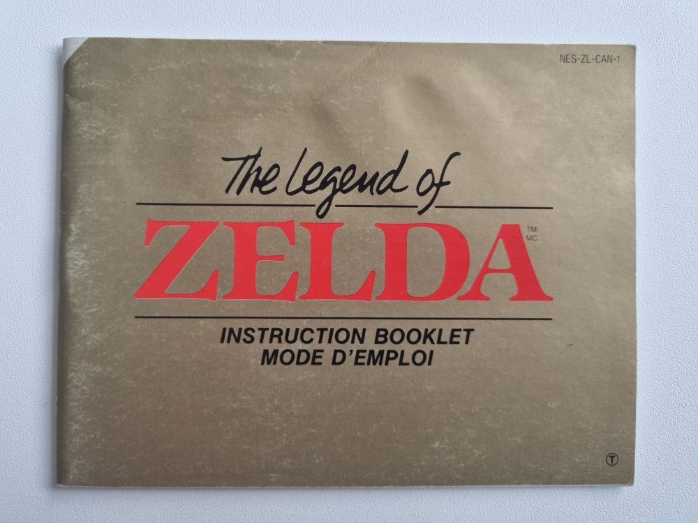 NES The Legend of Zelda CAN Manual - zum Schließen ins Bild klicken