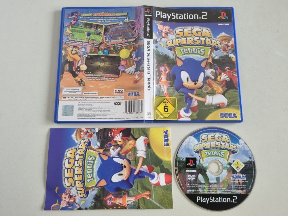 PS2 Sega Superstars Tennis - zum Schließen ins Bild klicken