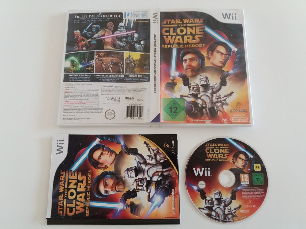 (Bild für) Wii Star Wars The Clone Wars Republic Heroes GER - zum Schließen ins Bild klicken
