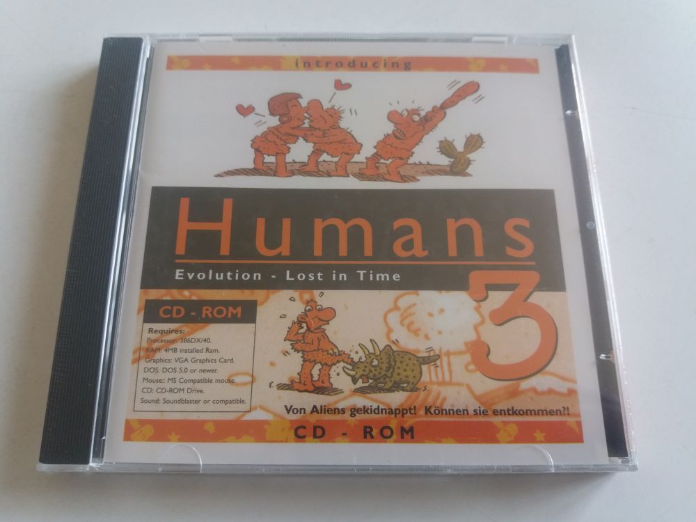 (Bild für) PC Humans 3 Evolution - Lost in Time - zum Schließen ins Bild klicken