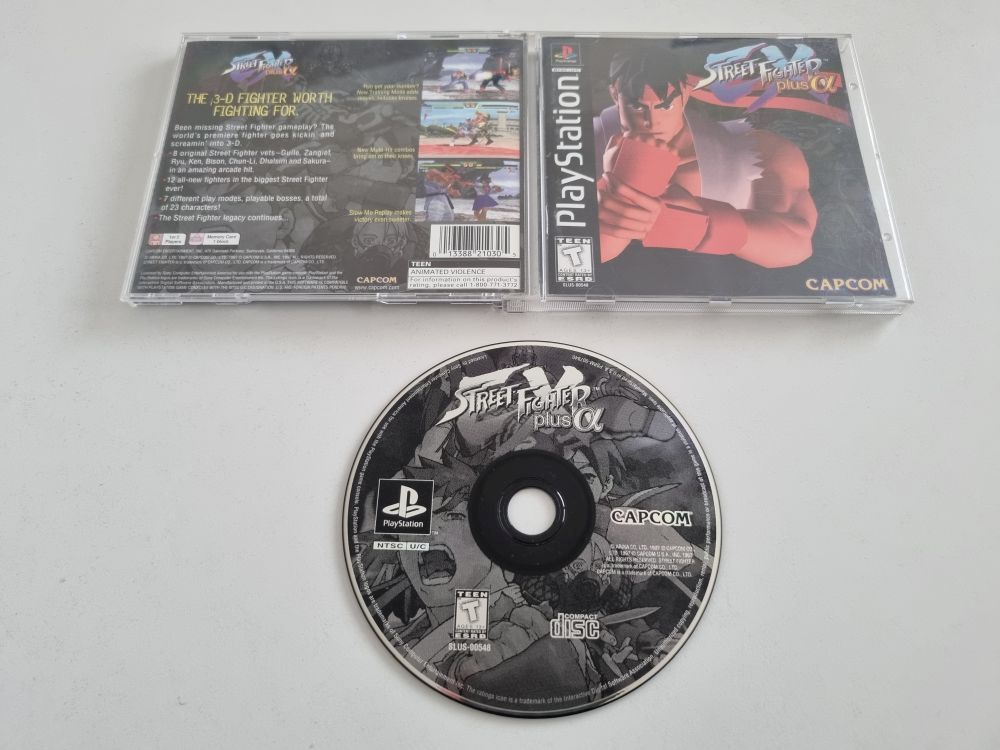 (Bild für) PS1 Street Fighter Ex Plus Alpha - zum Schließen ins Bild klicken