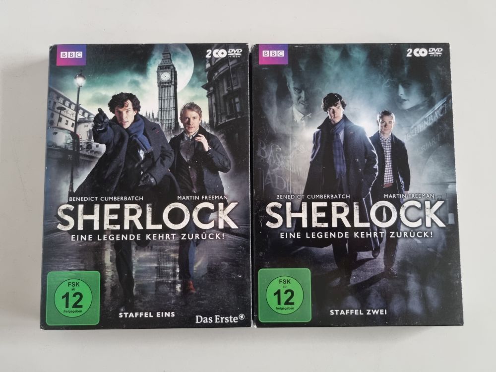 (Bild für) DVD Sherlock - Staffel Eins + Zwei - zum Schließen ins Bild klicken