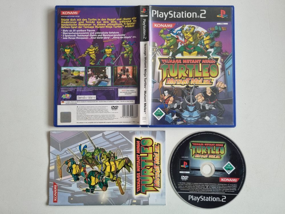 PS2 Teenage Mutant Ninja Turtles - Mutant Melee - zum Schließen ins Bild klicken