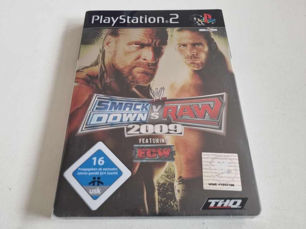 PS2 Smackdown Vs. Raw 2009 - Steelbook Edition - zum Schließen ins Bild klicken