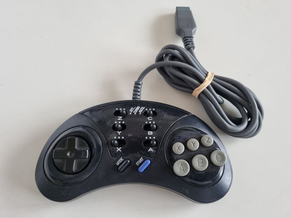 (Bild für) MD Third Party 6 Button Turbo Controller - zum Schließen ins Bild klicken