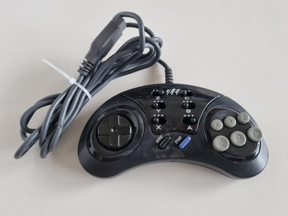 (Bild für) MD Third Party 6 Button Turbo Controller - zum Schließen ins Bild klicken