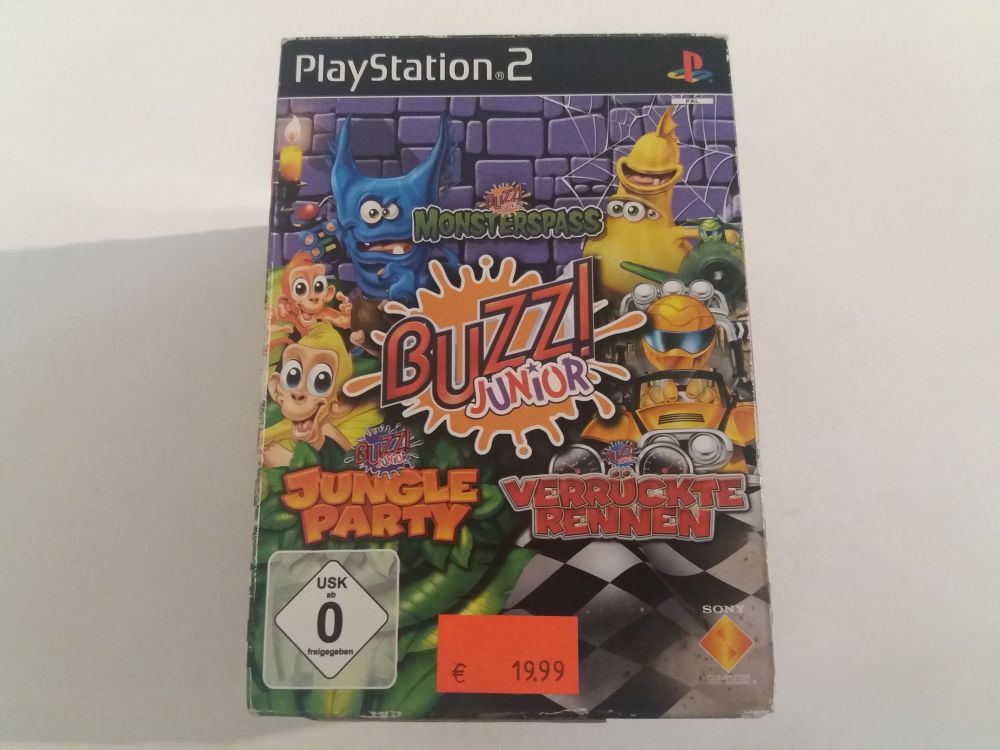 PS2 Buzz! Junior Triple Pack - zum Schließen ins Bild klicken