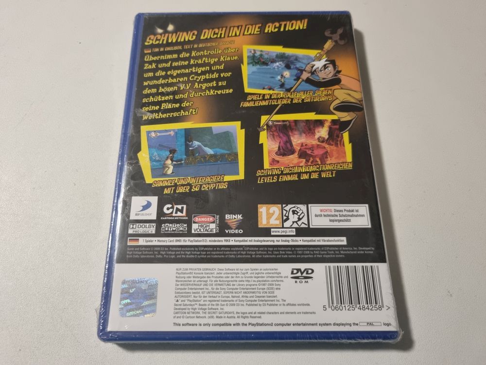 Jogo The Secret Saturdays Beasts Of The 5th Sun P/ Ps2 A6620