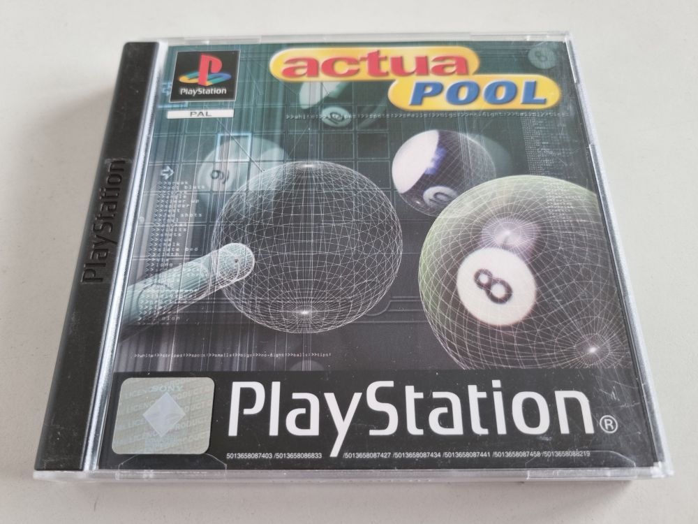 (Bild für) PS1 Actua Pool - zum Schließen ins Bild klicken