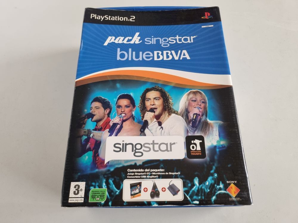 PS2 Pack Singstar BlueBBVA - zum Schließen ins Bild klicken