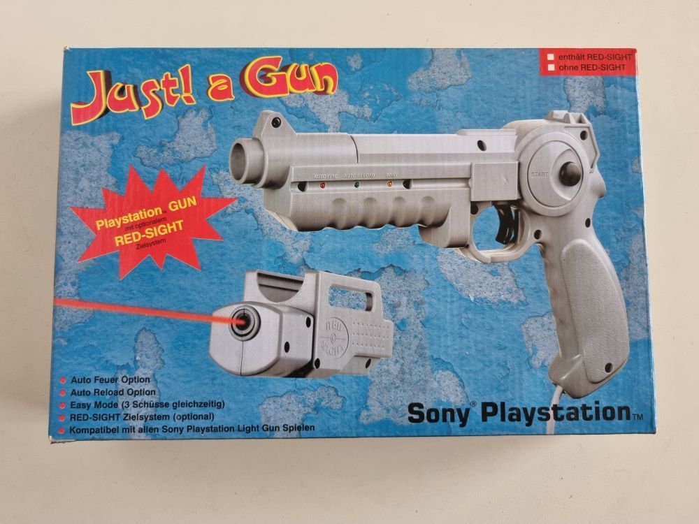 PS1 Just! a Pad - Playstation Gun - zum Schließen ins Bild klicken