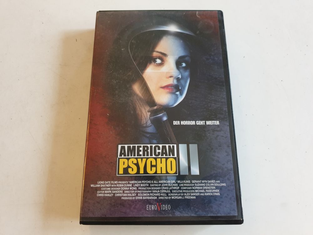 VHS American Psycho II - zum Schließen ins Bild klicken