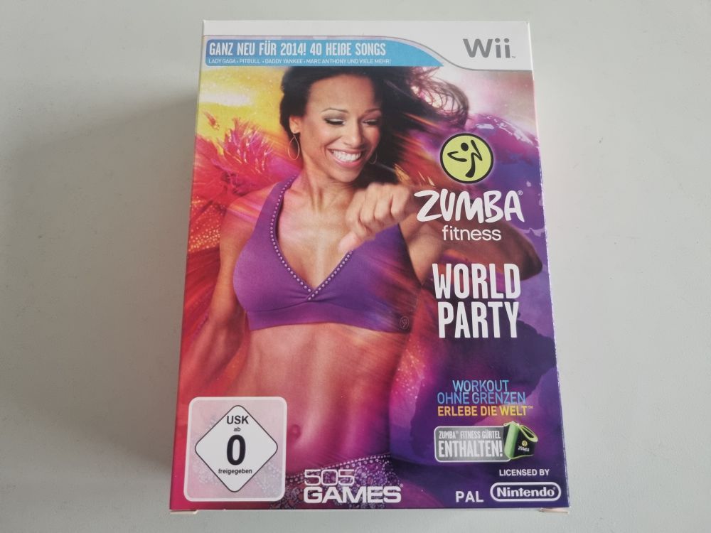 (Bild für) Wii Zumba Fitness - World Party GER - zum Schließen ins Bild klicken