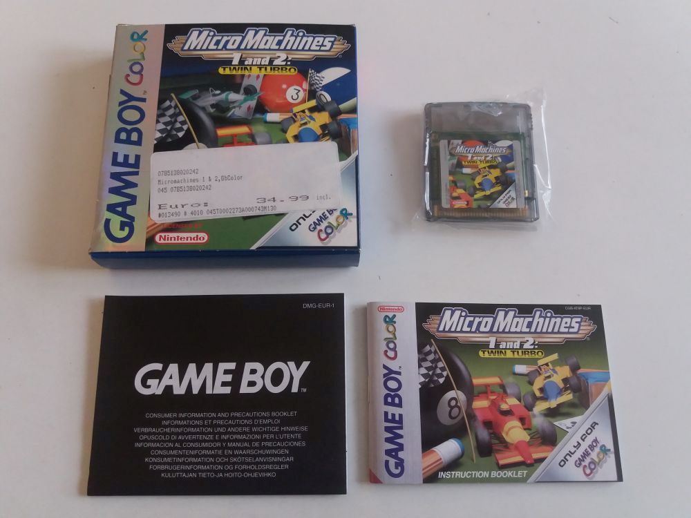 GBC Micro Machines 1 and 2 Twin Turbo EUR - Click Image to Close