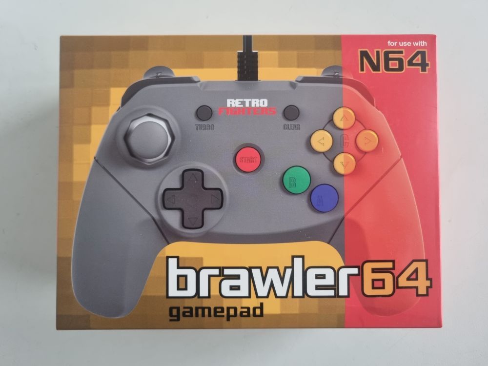 (Bild für) N64 Brawler 64 Gamepad - zum Schließen ins Bild klicken