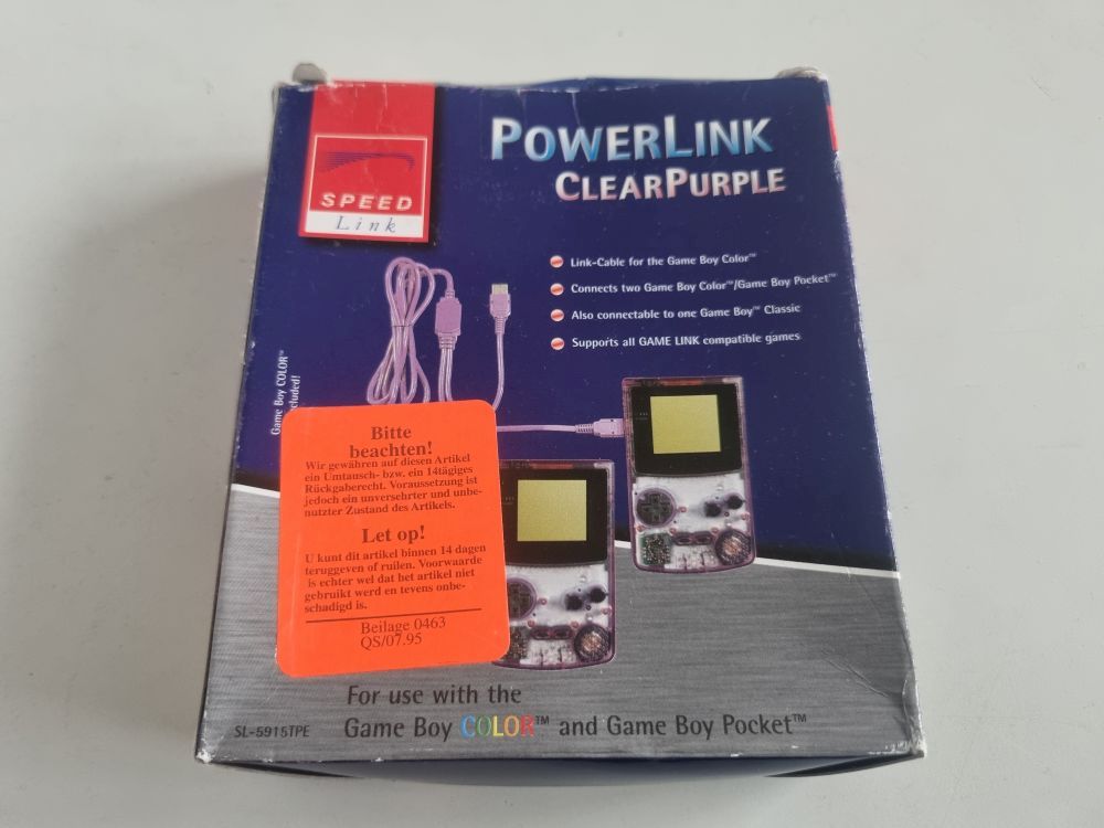(Bild für) GBC PowerLink ClearPurple - zum Schließen ins Bild klicken