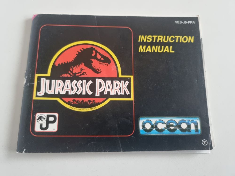 NES Jurassic Park FRA Manual - zum Schließen ins Bild klicken