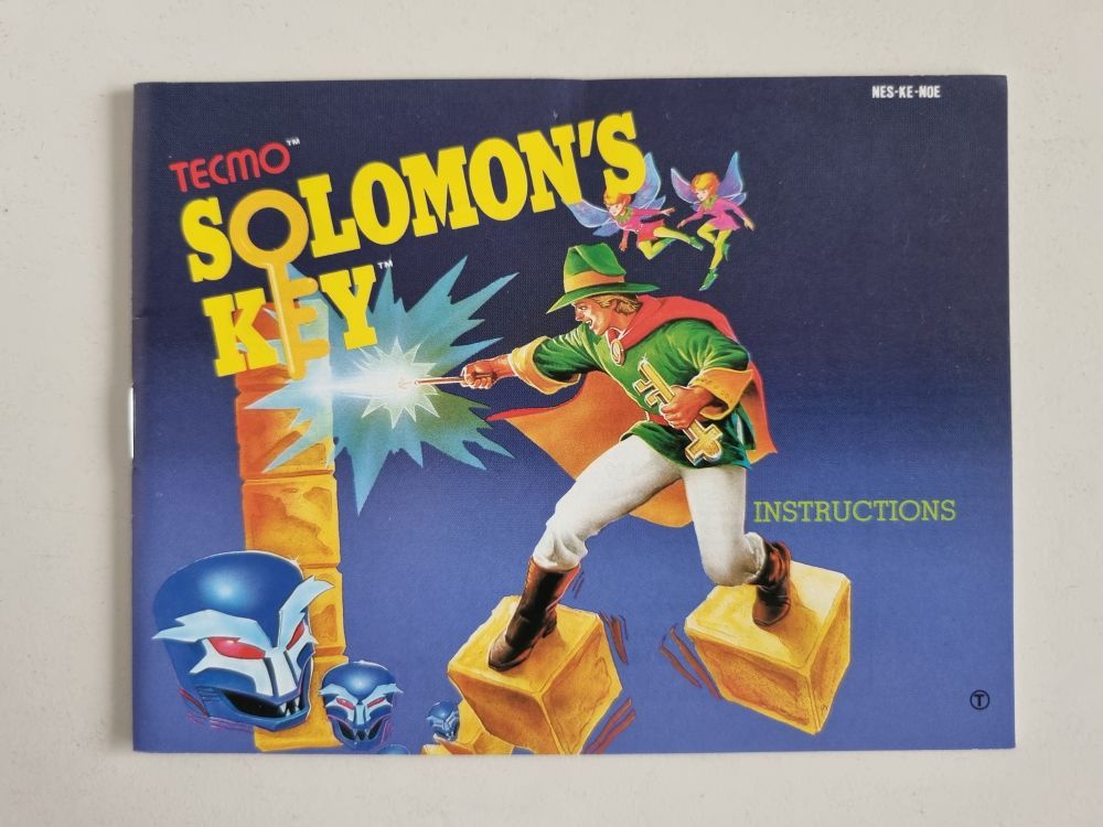 NES Solomon's Key NOE Manual - zum Schließen ins Bild klicken