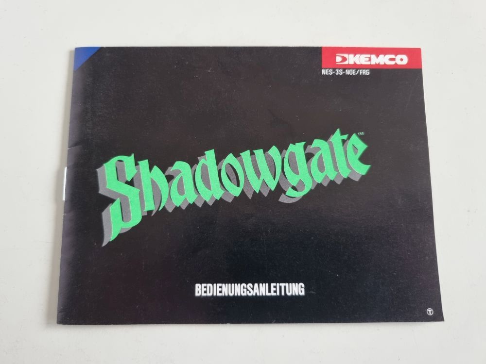 NES Shadowgate NOE/FRG Manual - zum Schließen ins Bild klicken