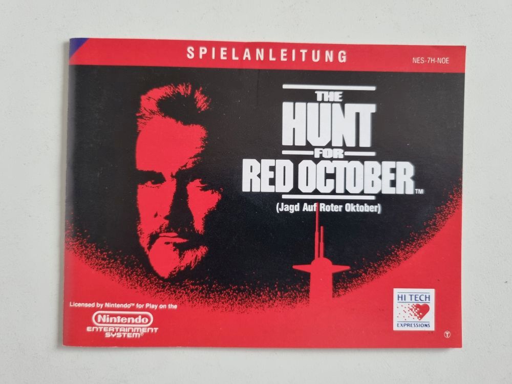 NES The Hunt for Red October NOE Manual - zum Schließen ins Bild klicken