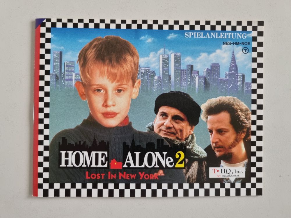 NES Home Alone 2 - Lost in New York NOE Manual - zum Schließen ins Bild klicken