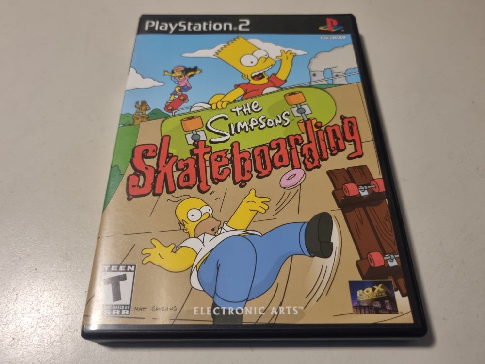 PS2 The Simpsons - Skateboarding - zum Schließen ins Bild klicken