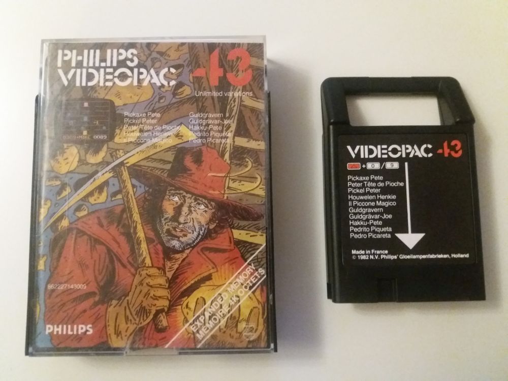 (Bild für) Videopac 43 - Pickaxe Pete - zum Schließen ins Bild klicken