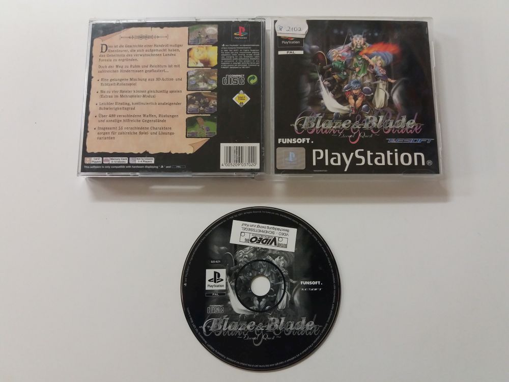 (Bild für) PS1 Blaze & Blade - zum Schließen ins Bild klicken