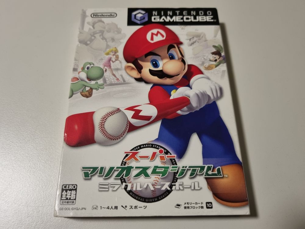 (Bild für) GC Mario Superstar Baseball JPN - zum Schließen ins Bild klicken