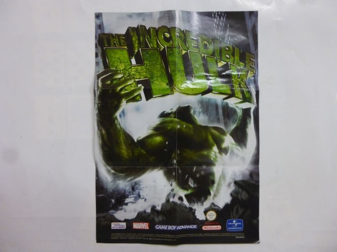 GBA The Incredible Hulk Poster - zum Schließen ins Bild klicken