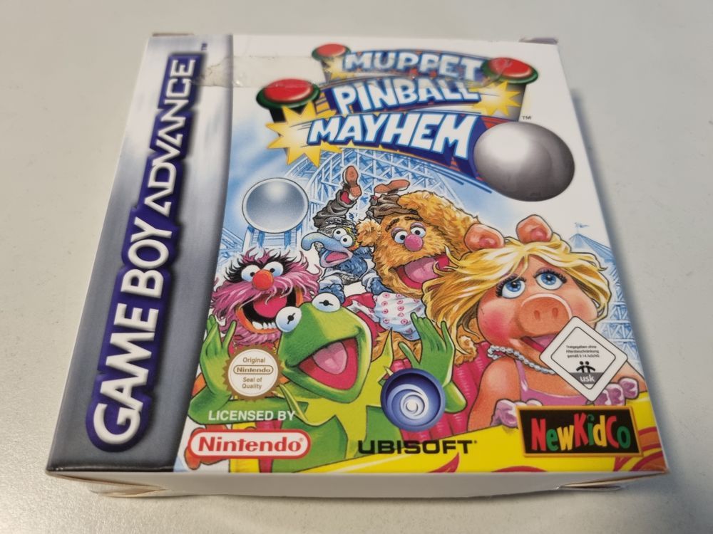 (Bild für) GBA Muppet Pinball Mayhem EUR - zum Schließen ins Bild klicken