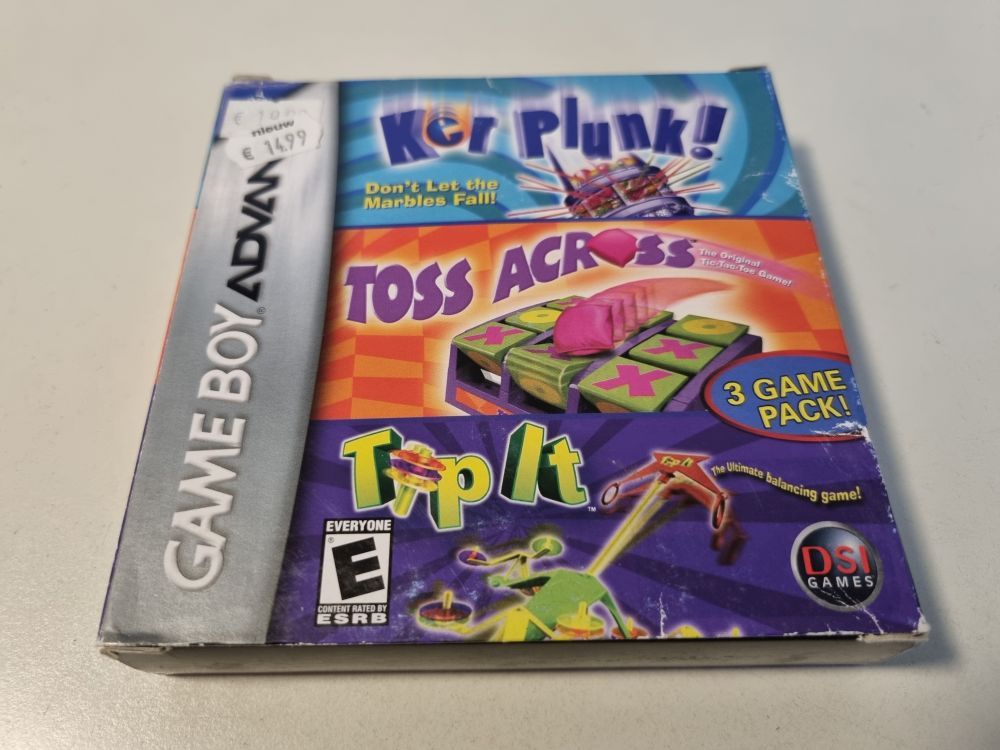 GBA Ker Plunk! / Toss Across / Tip It USA - zum Schließen ins Bild klicken