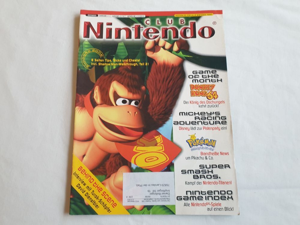 Club Nintendo 6/1999 [64737] - € - RetroGameCollectorHeaven - deutsche  Version