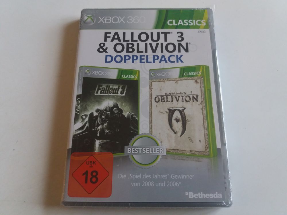 (Bild für) Xbox 360 Fallout 3 & Oblivion Doppelpack - zum Schließen ins Bild klicken