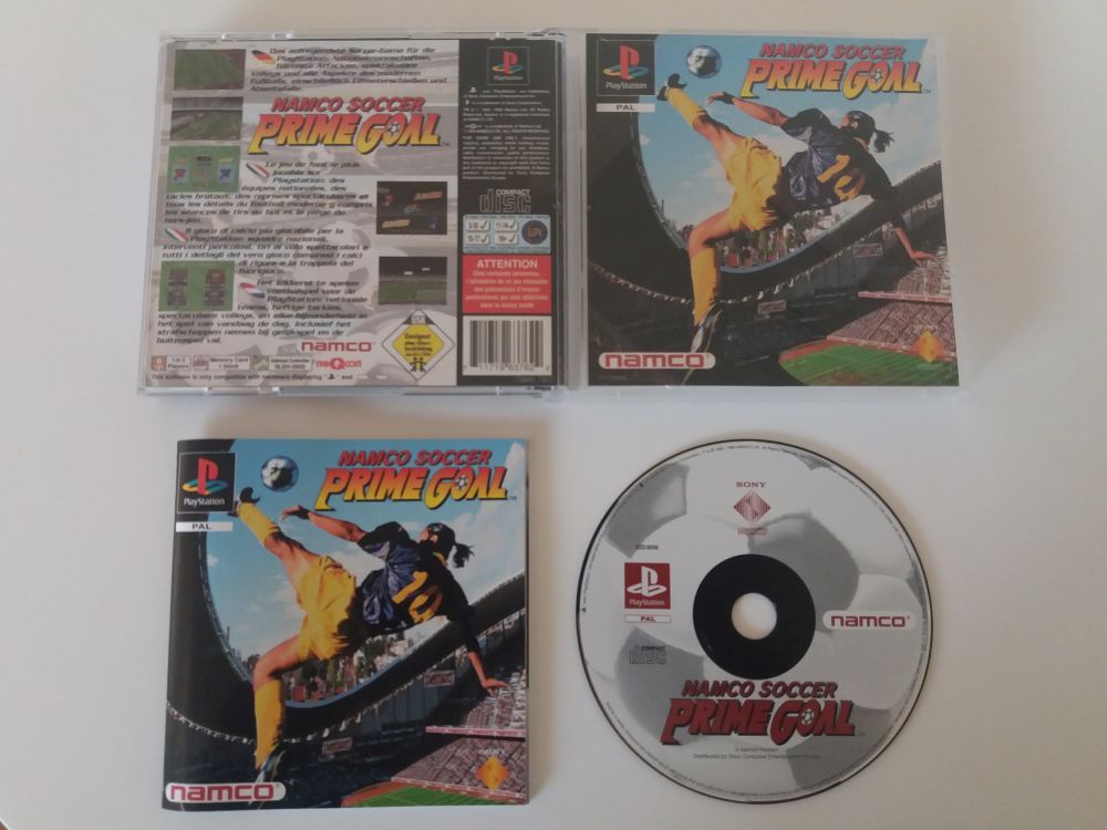 (Bild für) PS1 Namco Soccer Prime Goal - zum Schließen ins Bild klicken