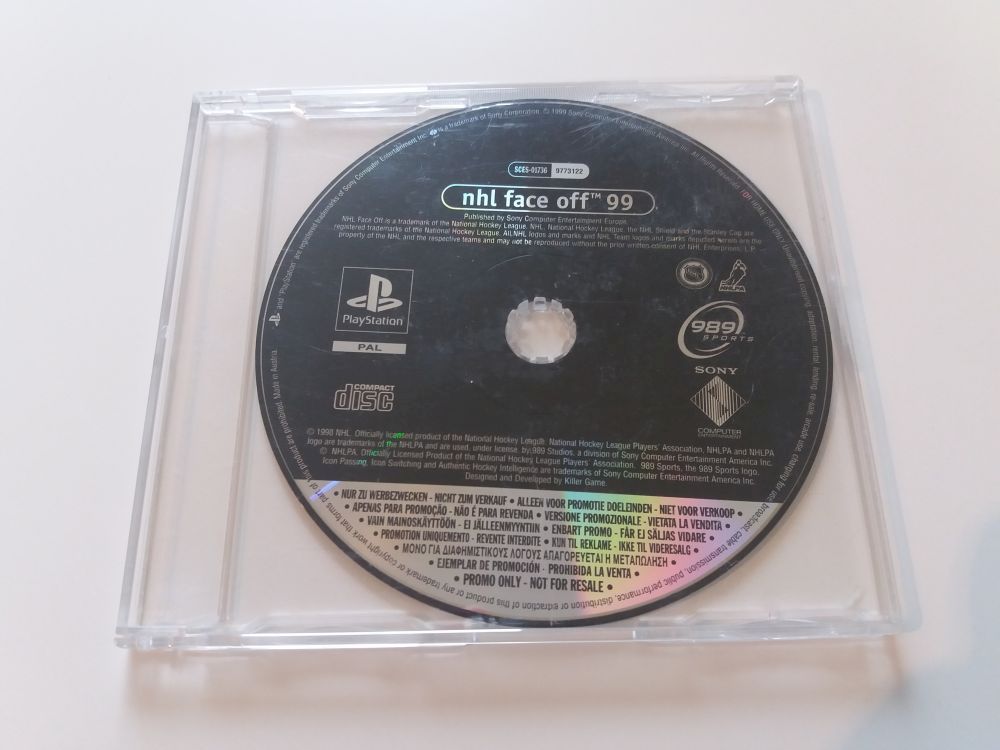 PS1 NHL Face Off 99 Promo version - zum Schließen ins Bild klicken