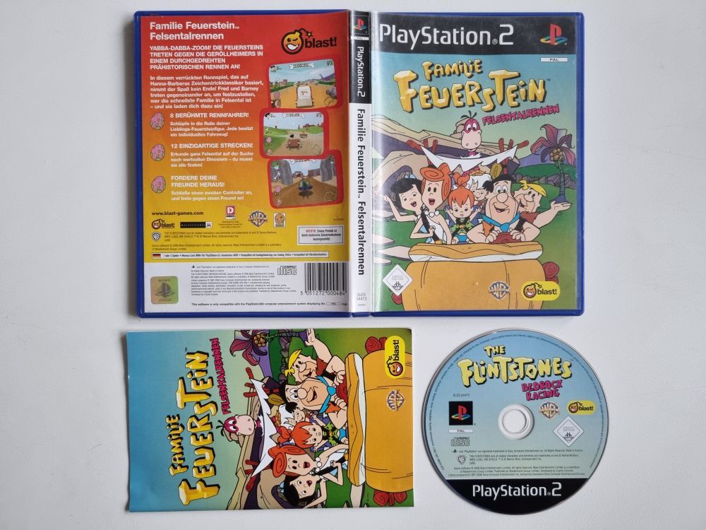 (Bild für) PS2 Familie Feuerstein - Felsentalrennen - zum Schließen ins Bild klicken