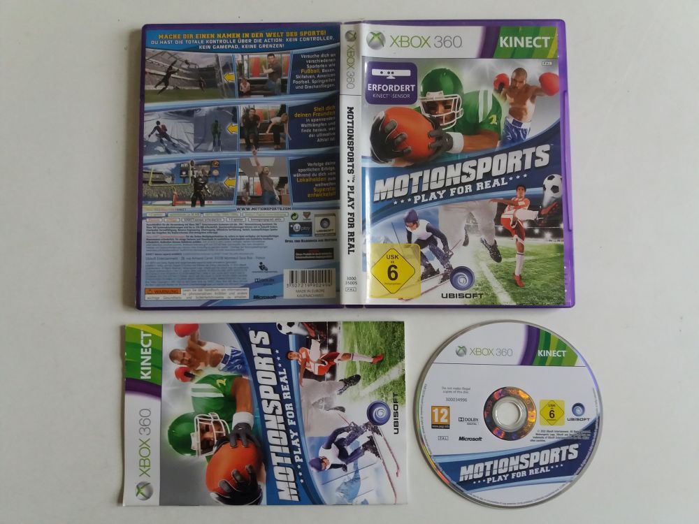 Xbox 360 Motionsports Play for Real - zum Schließen ins Bild klicken