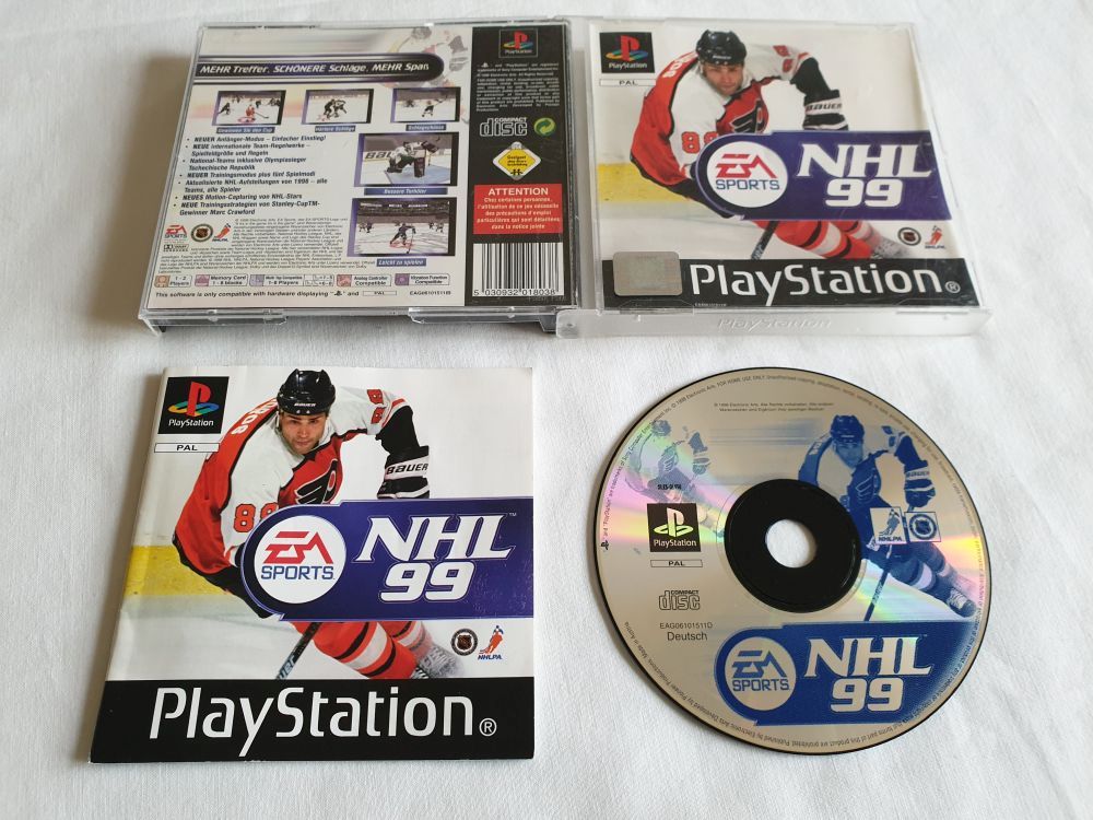 (Bild für) PS1 NHL 99 - zum Schließen ins Bild klicken