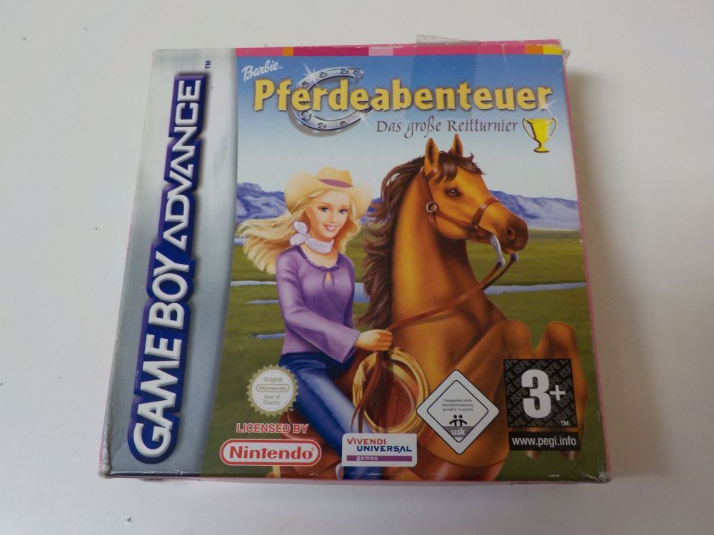 (Bild für) GBA Barbie Pferdeabenteuer Das große Reitturnier NOE - zum Schließen ins Bild klicken