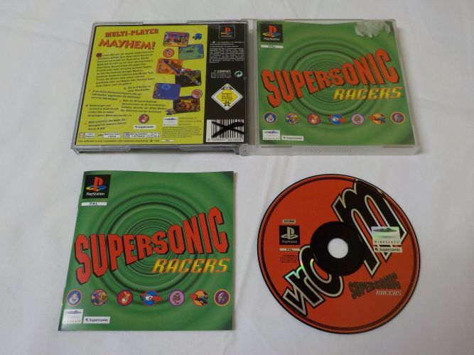 (Bild für) PS1 Supersonic Racers - zum Schließen ins Bild klicken