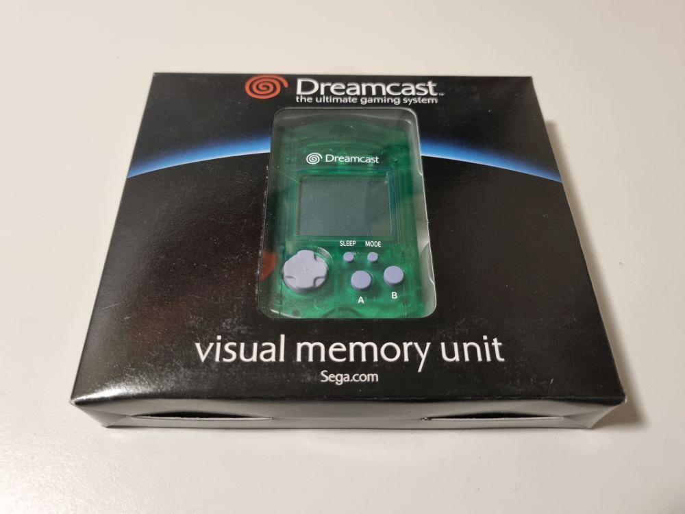 DC Visual Memory Unit VMU Clear Green - zum Schließen ins Bild klicken