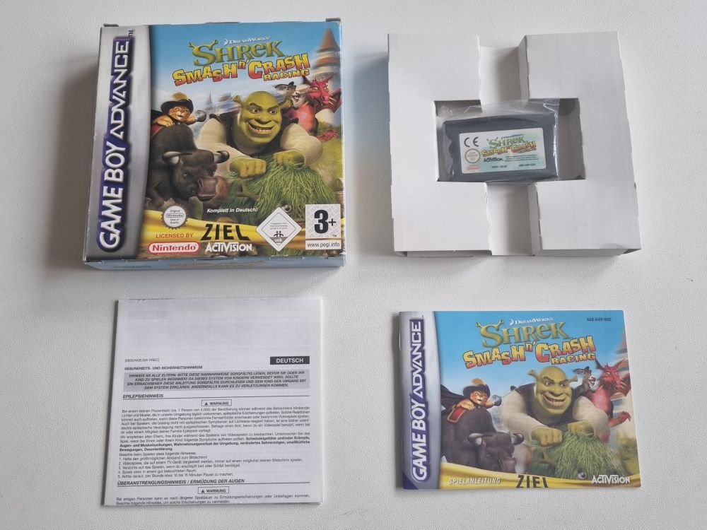 Shrek Smash n' Crash Racing - (GBA) Game Boy Advance - Game Case