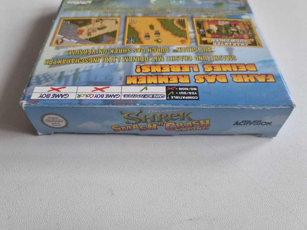 Shrek Smash n' Crash Racing - (GBA) Game Boy Advance - Game Case