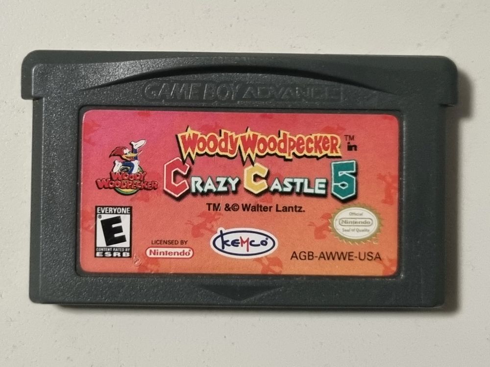 (Bild für) GBA Woody Woodpecker - Crazy Castle 5 USA - zum Schließen ins Bild klicken